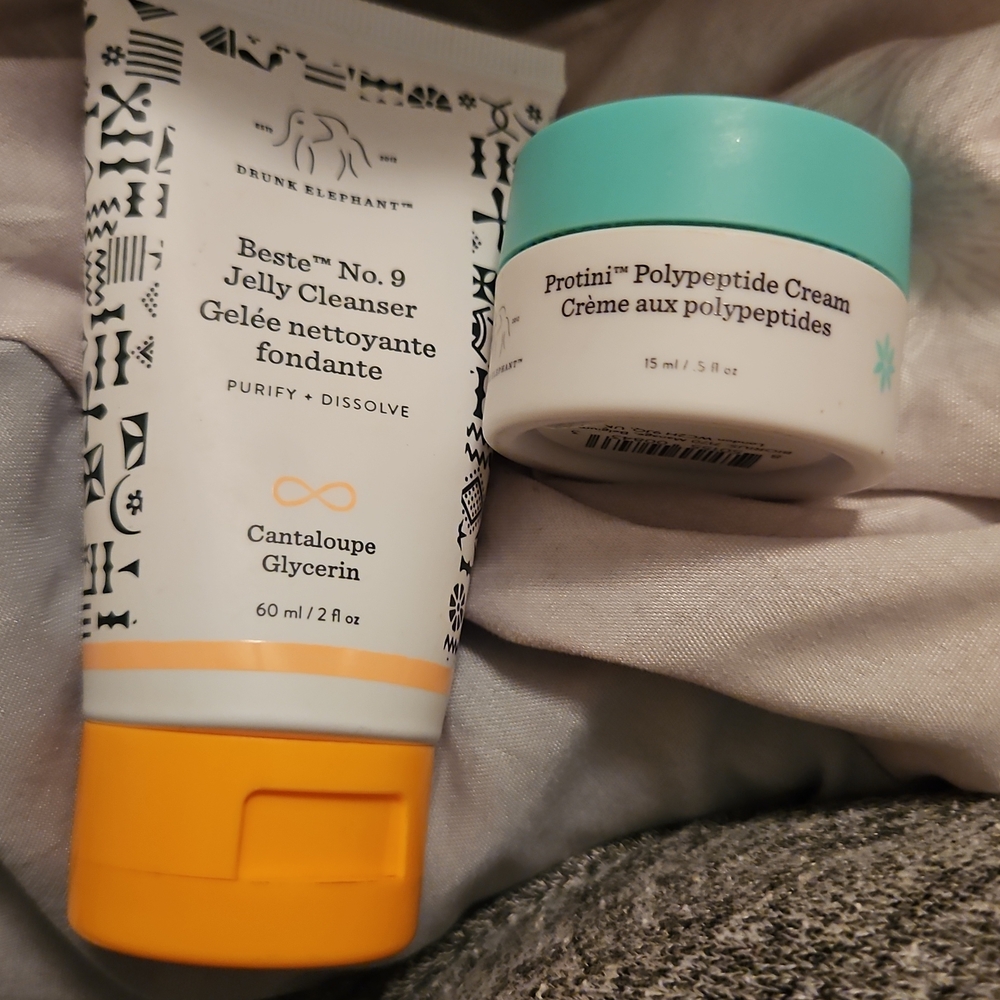 Drunk Elephant Skincare Set - Orange and Blue